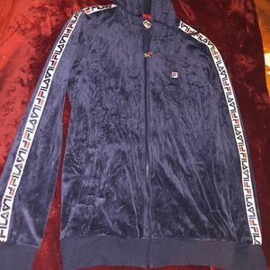 Velour Fila Sweatsuit size large